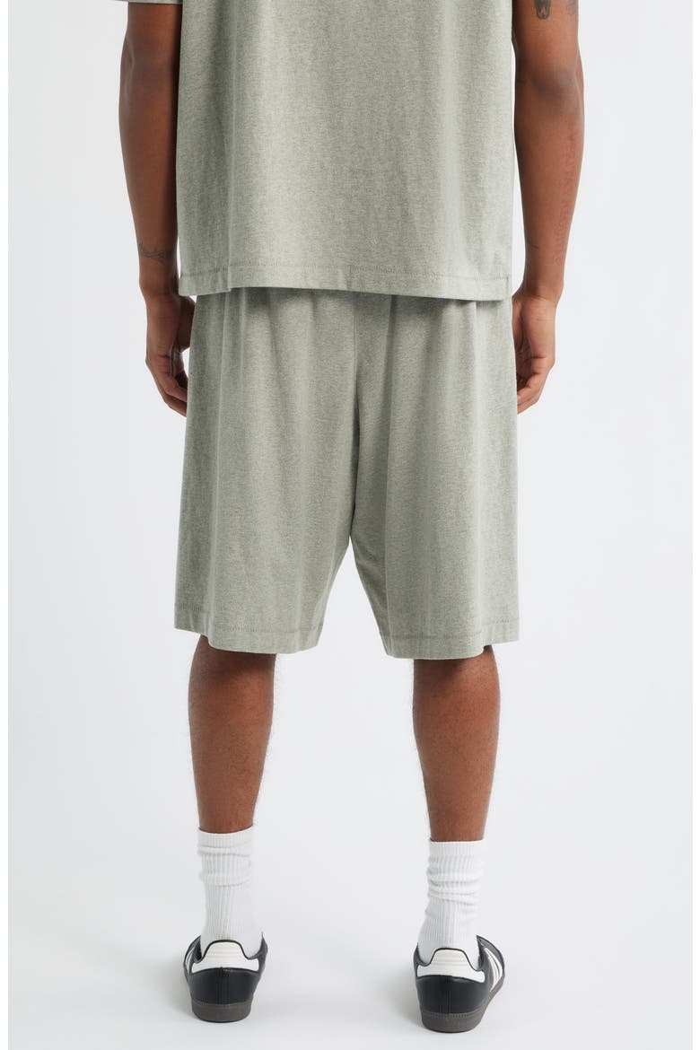 Jersey Basketball Sweat Shorts, Alternate, color, CONCRETE HEATHER
