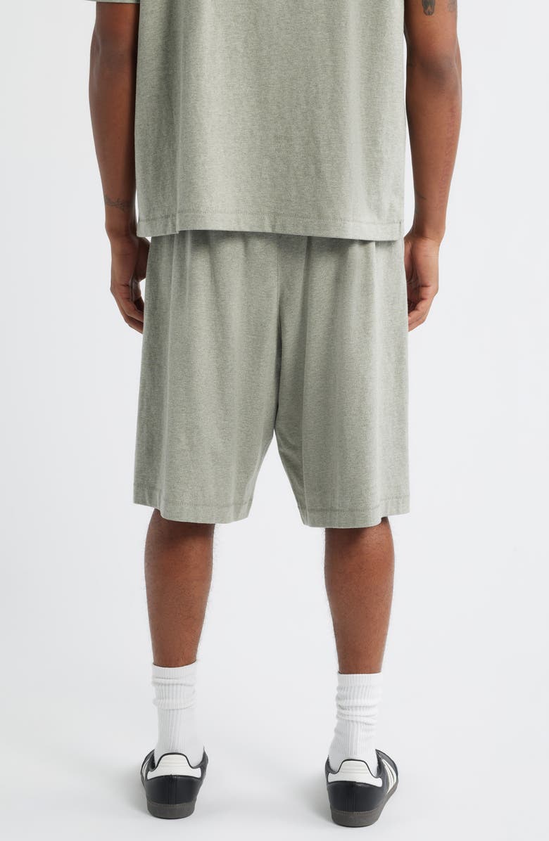 Fear of God Essentials Jersey Basketball Sweat Shorts, Alternate, color, Concrete Heather