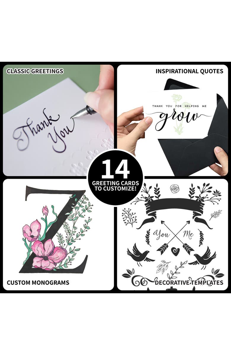 Sketch Plus SpiceBox Sketch Plus Cards & Calligraphy Kit, Alternate, color,