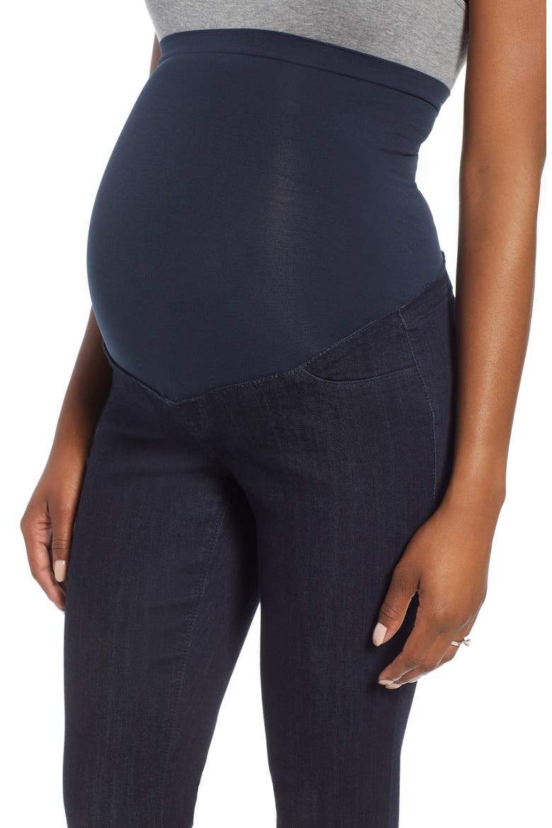 Ankle Skinny Maternity Jeans, Alternate, color, RINSE