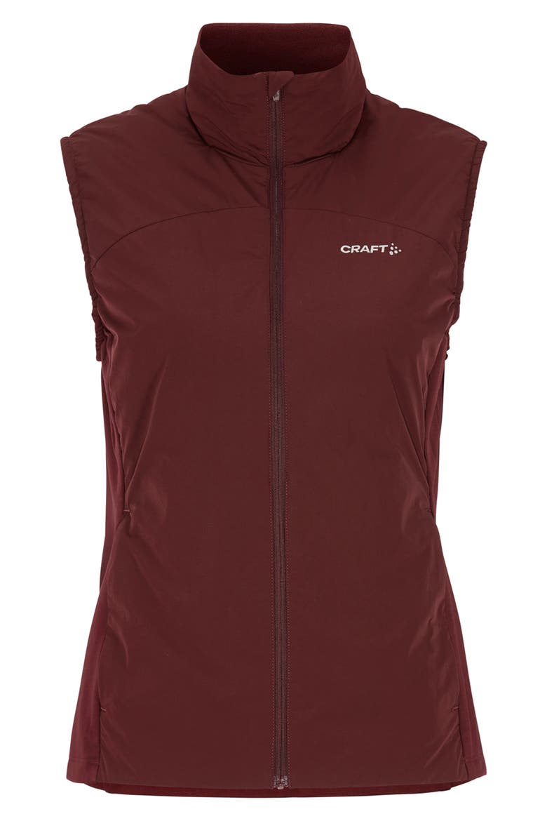 ADV Essence Warm Performance Vest, Alternate, color, DARK FIG