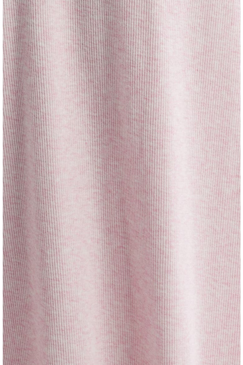 Rib Cotton Pajamas, Alternate, color, FAIRY TALE PINK