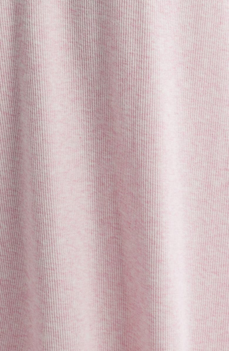 Papinelle Rib Cotton Pajamas, Alternate, color, Fairy Tale Pink