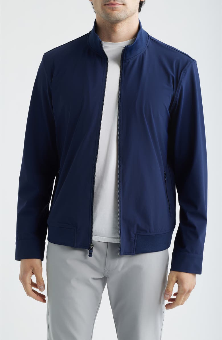 Greyson Montauk Bomber Jacket, Main, color, Maltese Blue
