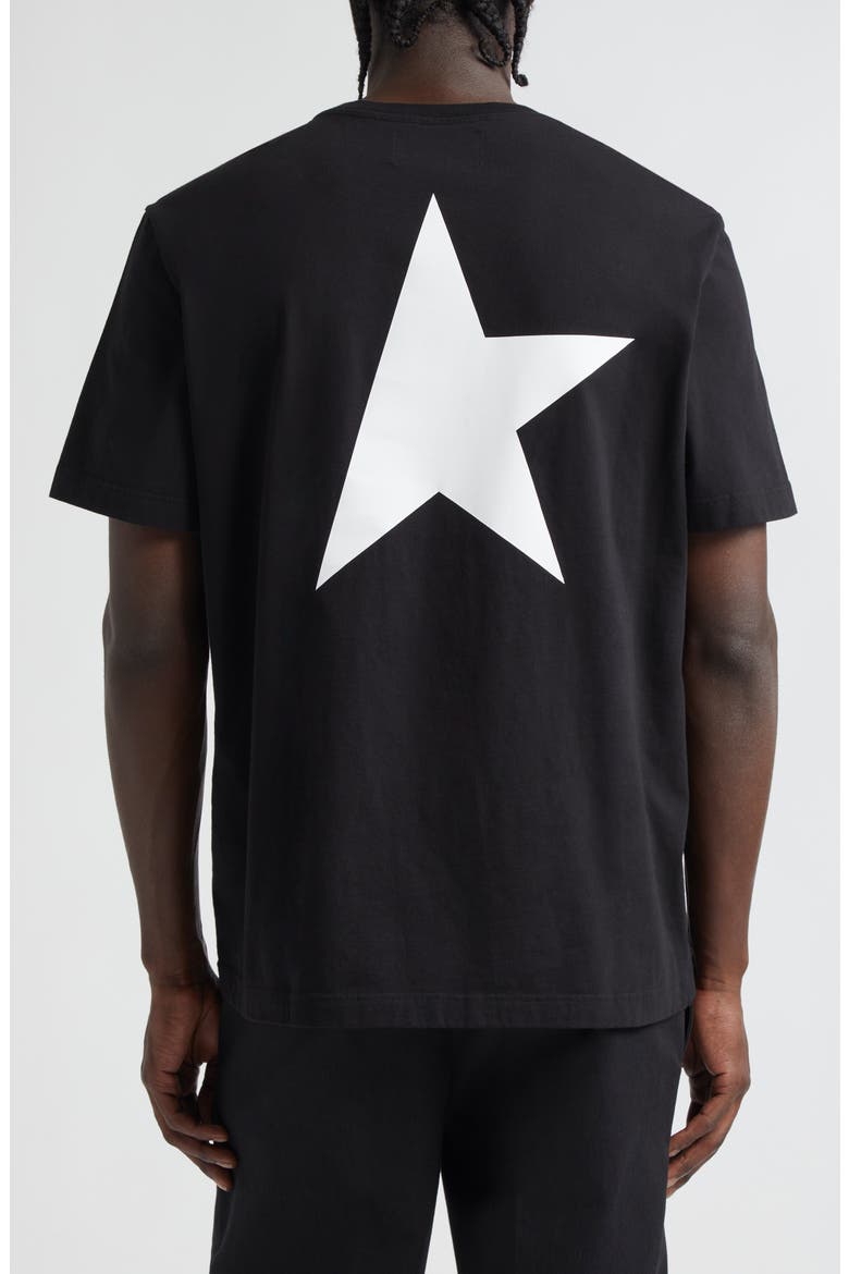 Big Star Logo Graphic Tee, Alternate, color, BLACK/ WHITE