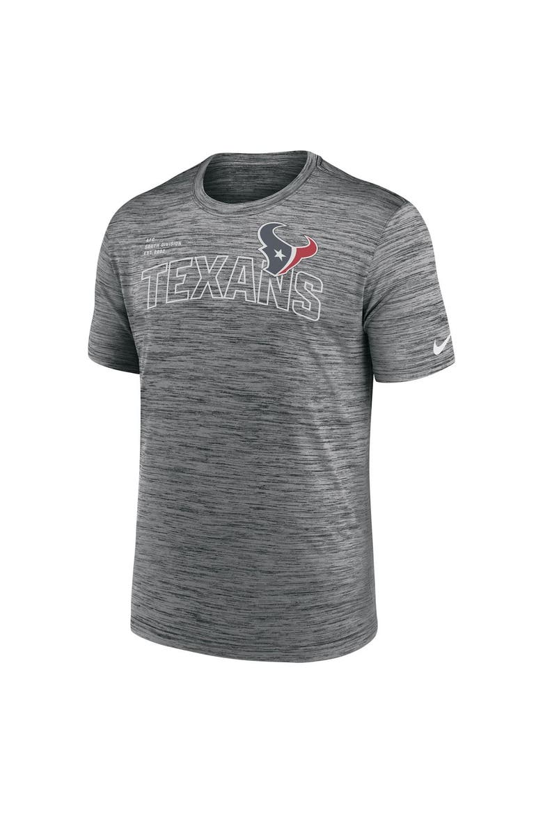 Men's Nike  Anthracite Houston Texans Velocity Arch Performance T-Shirt, Alternate, color, Anthracite