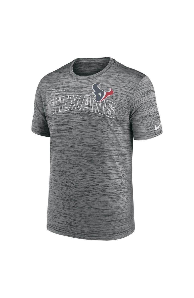 Nike Men's Nike Anthracite Houston Texans Velocity Arch Performance T-Shirt, Alternate, color, Anthracite
