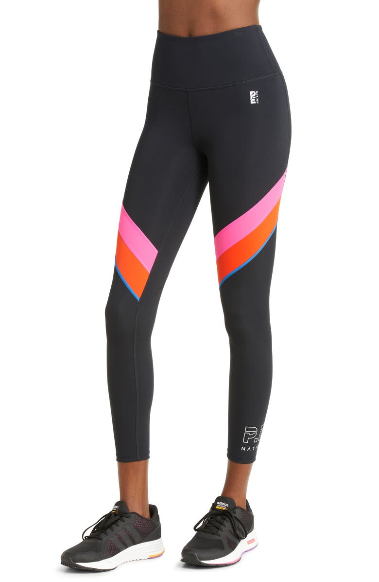 P.E Nation Rewind Ankle Leggings, Alternate, color, 