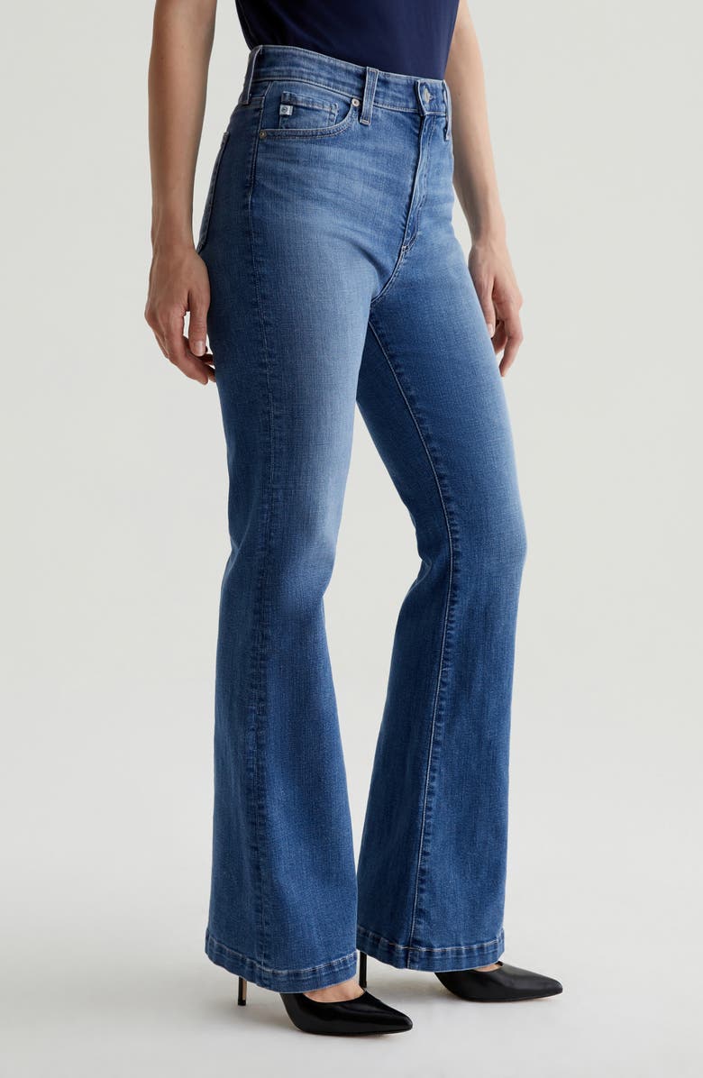 AG Madi High Waist Flare Jeans, Alternate, color, 
