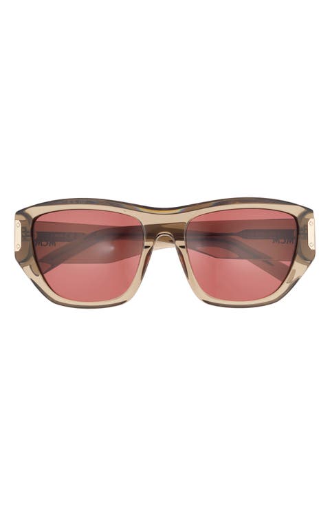 55mm Cat Eye Sunglasses