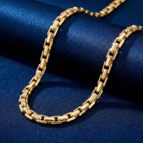 14k Gold Women's 24" Chain Necklace 43 Grams 7mm Thick