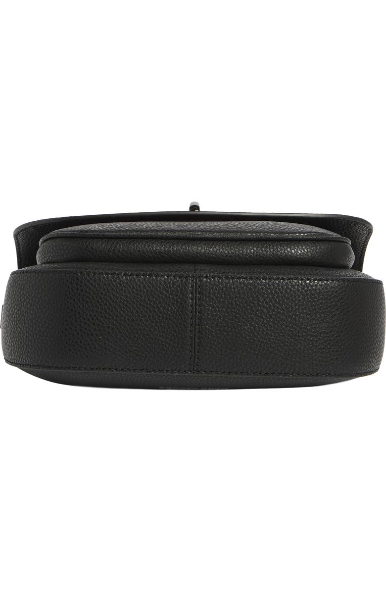 Marc Jacobs DTM Signet Turnlock Saddle Bag, Alternate, color, Black