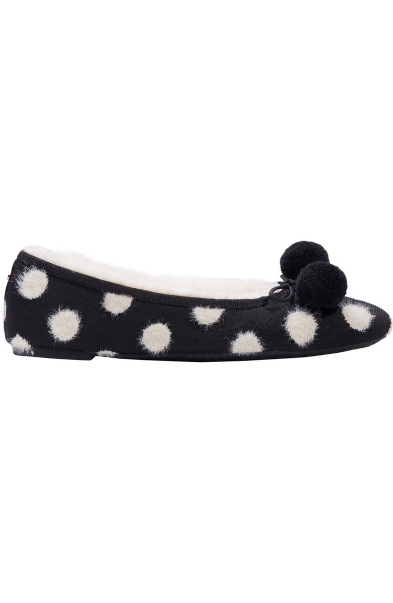 Kate Spade New York harley pompom slippers, Alternate, color,