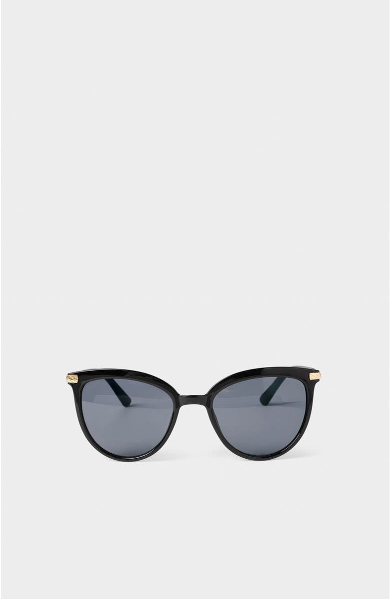 Katie Loxton Ravello Sunglasses, Main, color, Black