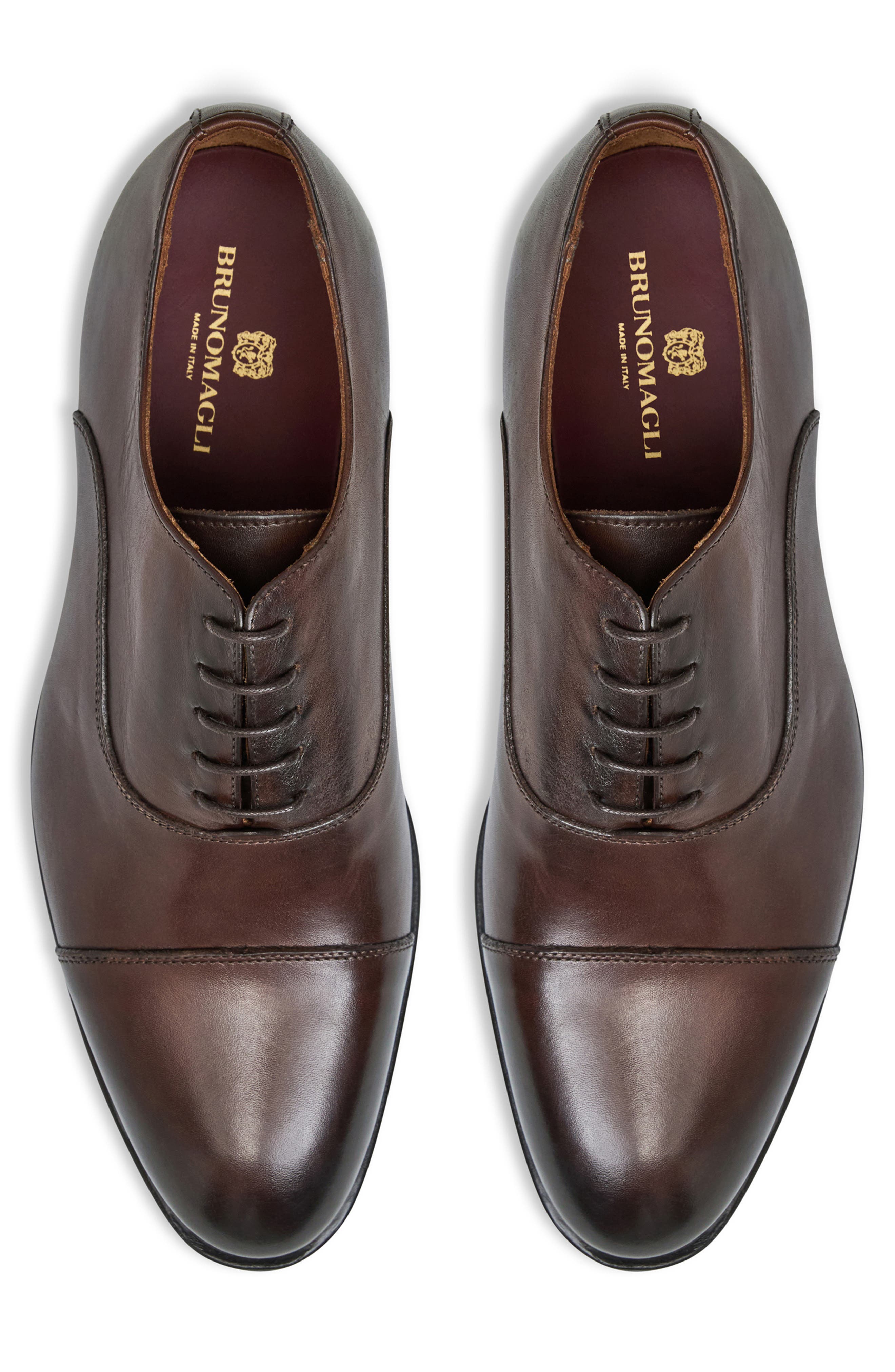 Adriano Cap Toe Oxford, Alternate, color, BROWN