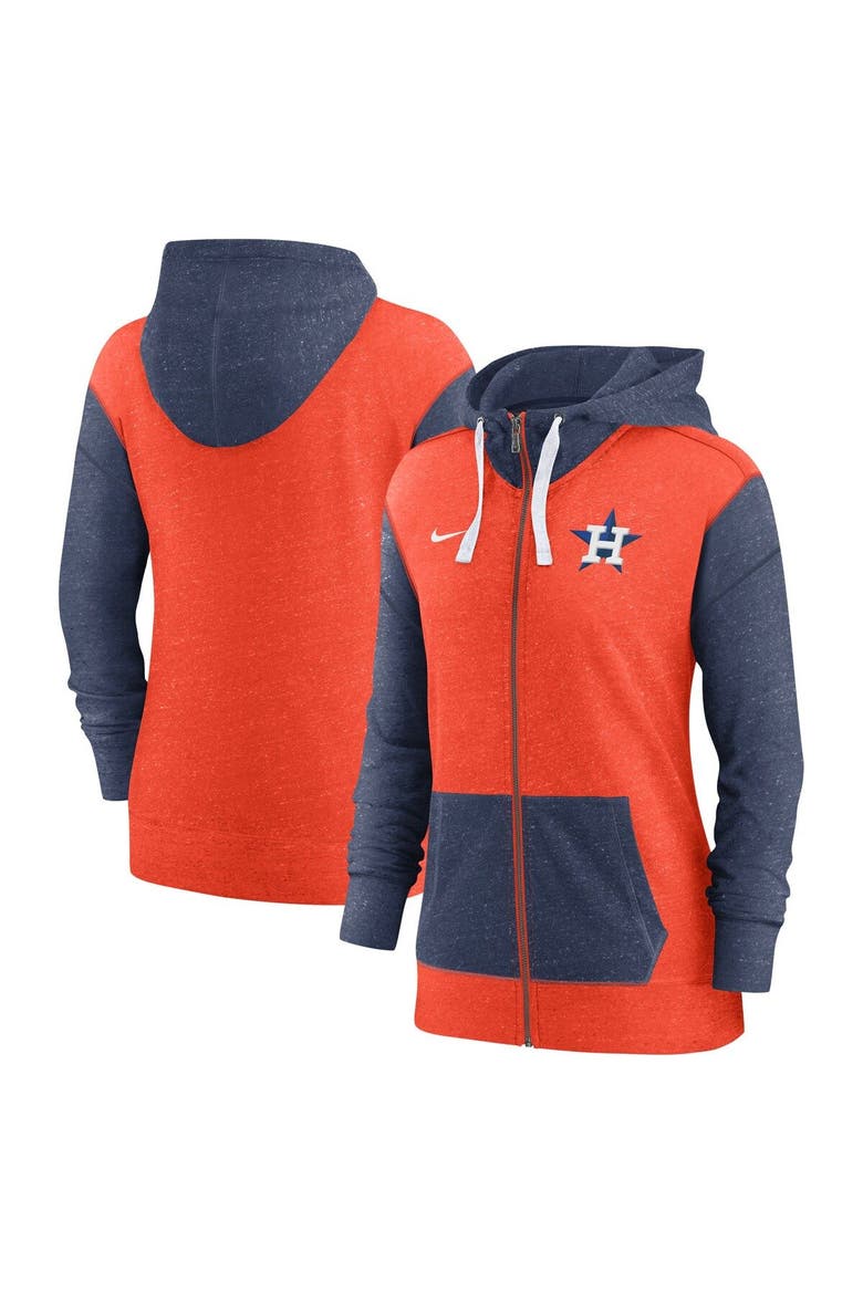 Women's Nike Orange Houston Astros Full-Zip Hoodie, Main, color, Orange