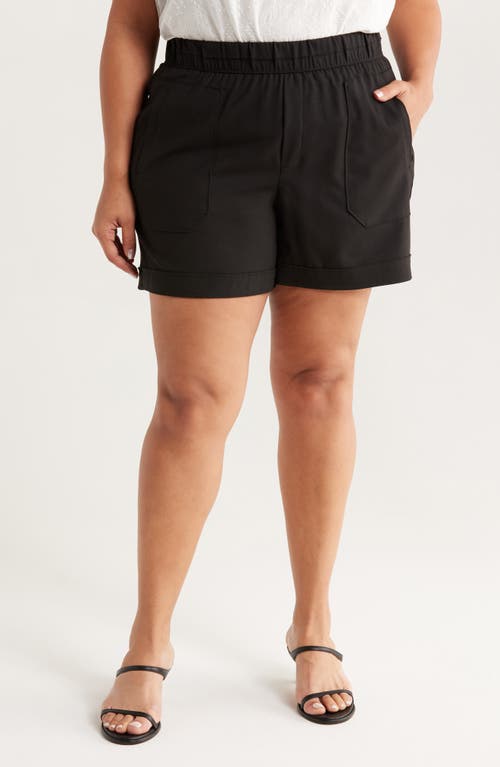 Wit & Wisdom Skyrise Patch Pocket Shorts In Black