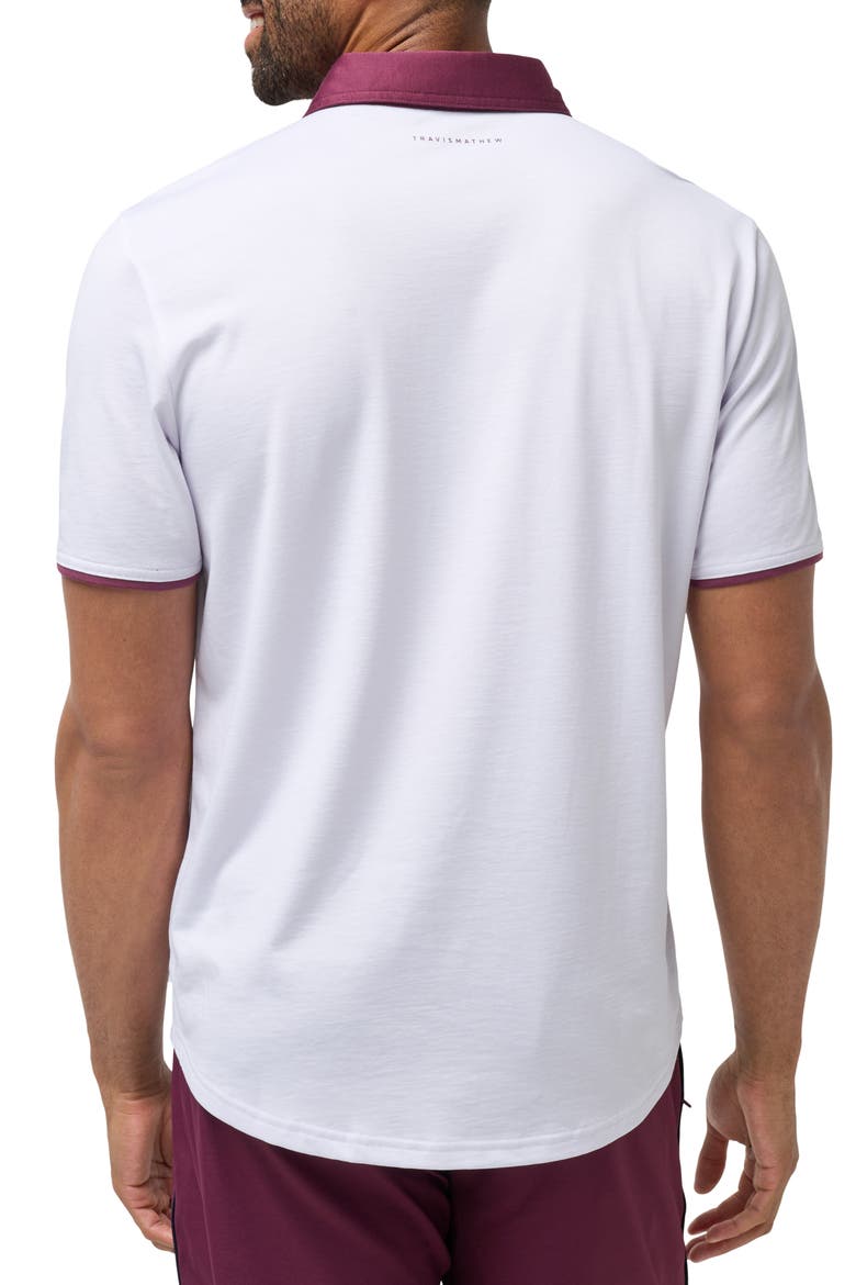 Home Game Cotton Blend Polo, Alternate, color, WHITE