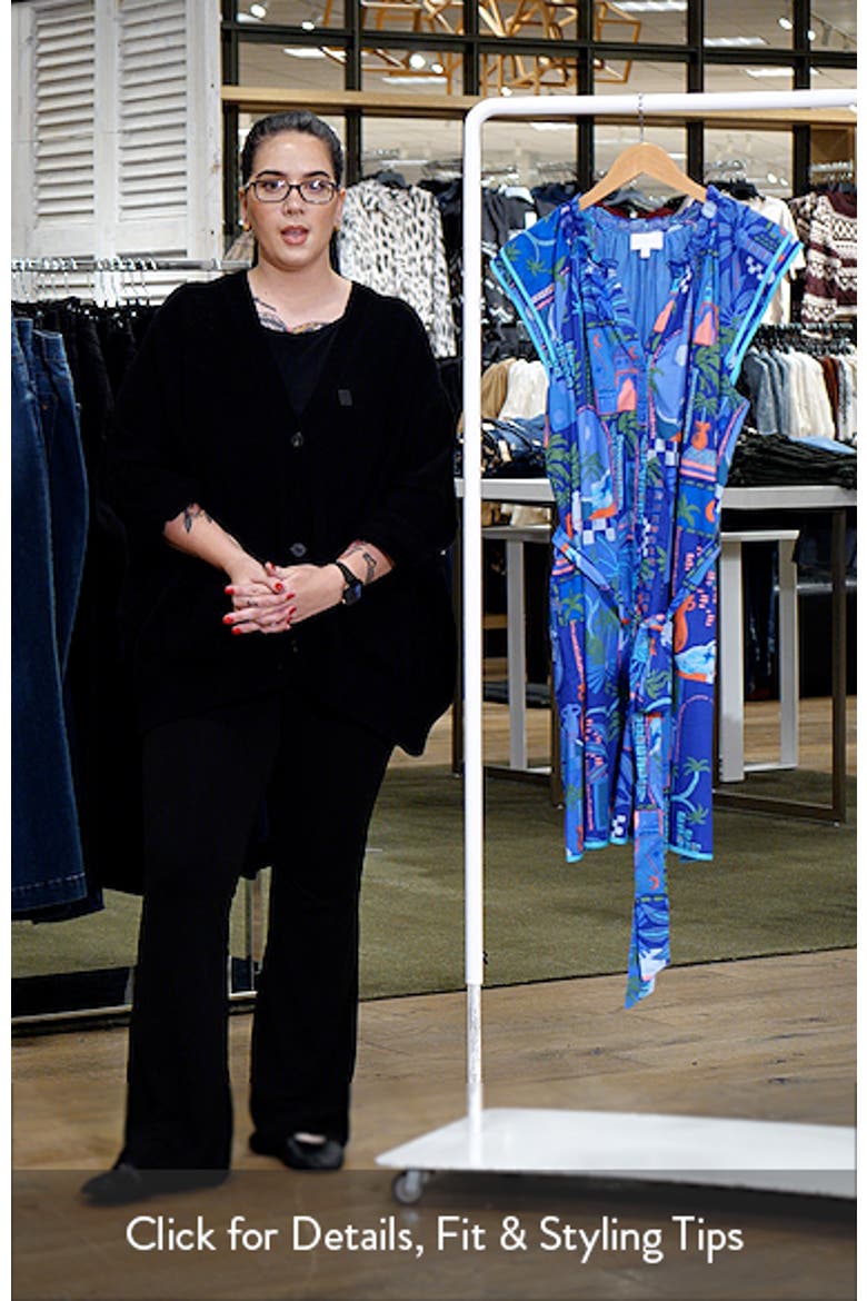 Punta Alta Olera Ruffle Shirtdress video