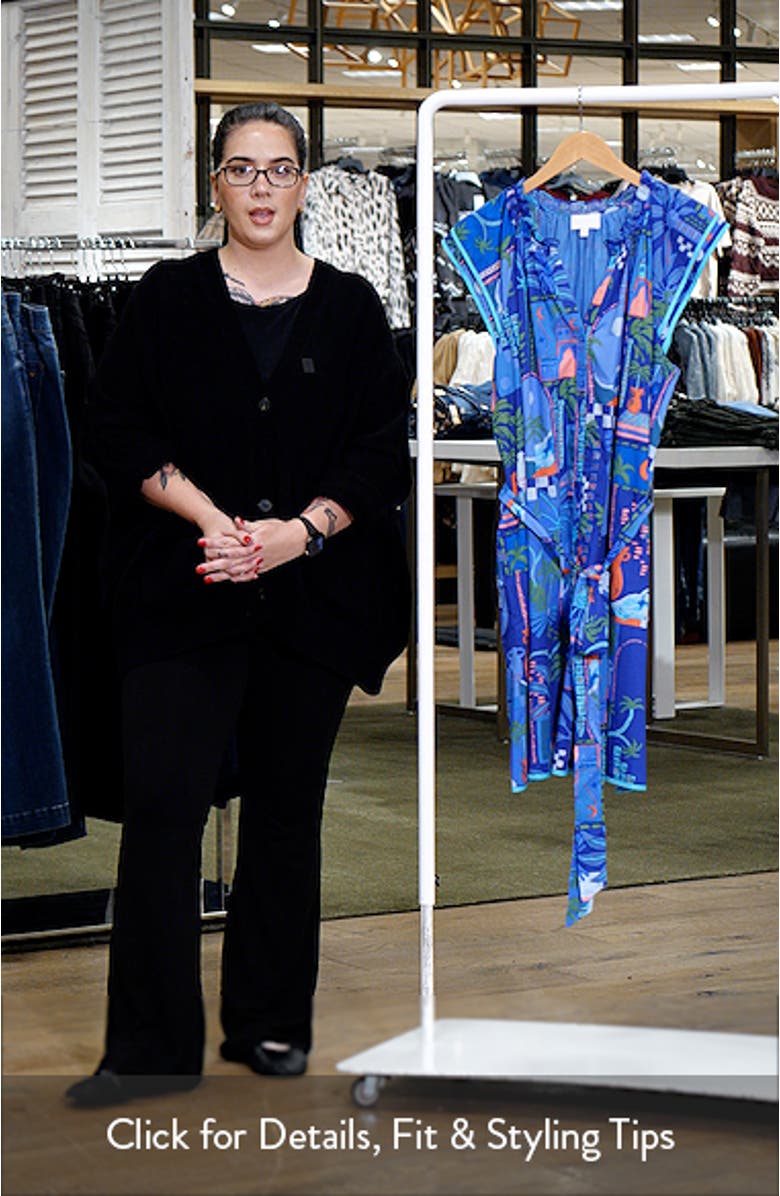 Punta Alta Olera Ruffle Shirtdress, sales video thumbnail