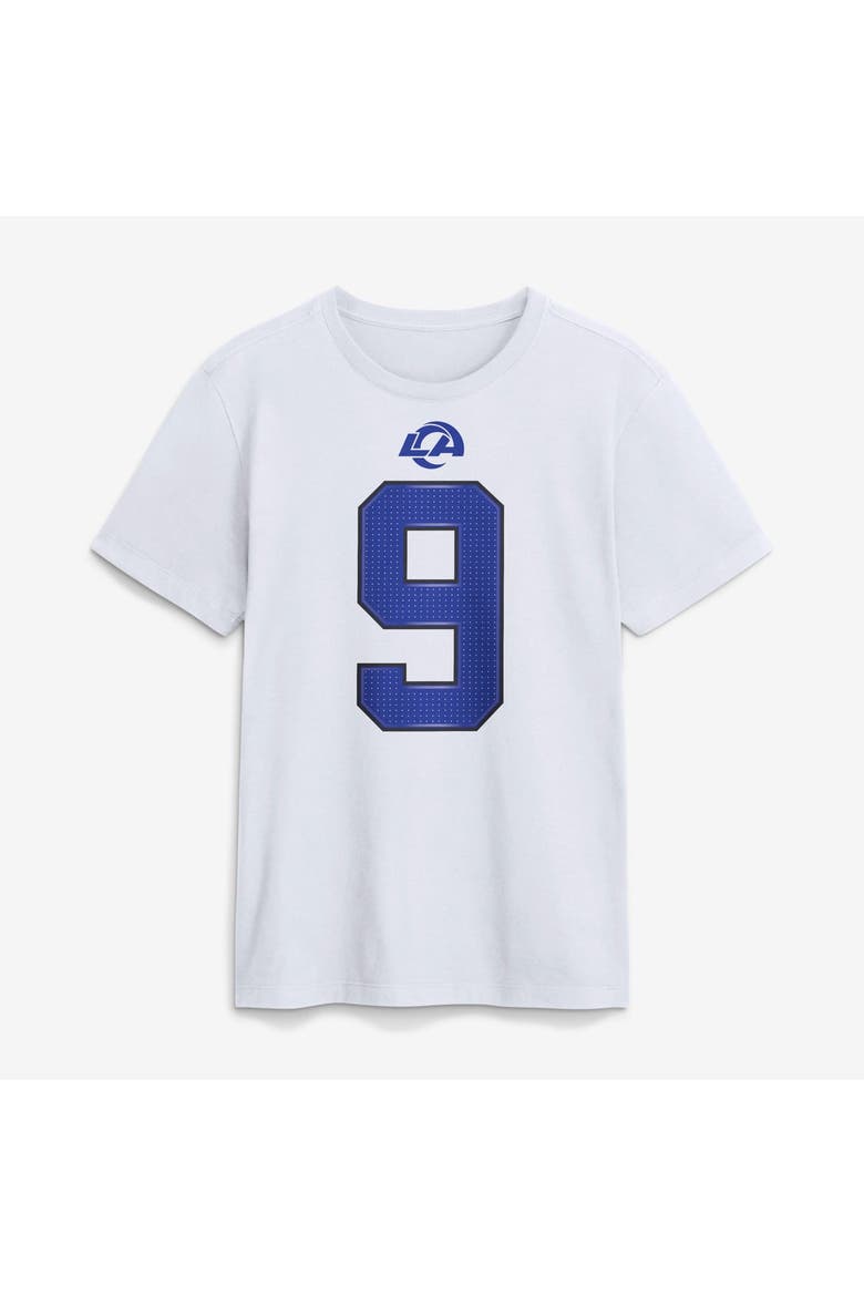 Men's Nike Matthew Stafford Los Angeles Rams Fearsome White Name & Number T-Shirt, Alternate, color, White