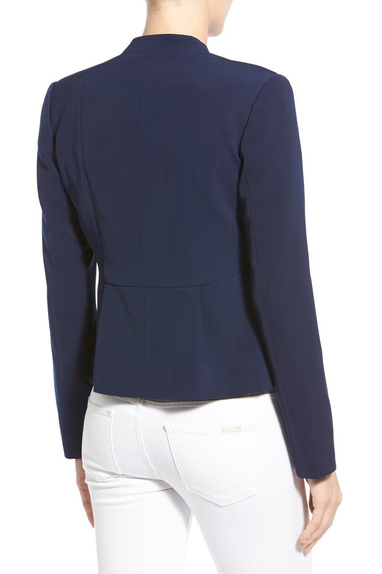 Zip Pocket Open Jacket, Alternate, color, NAVY PEACOAT