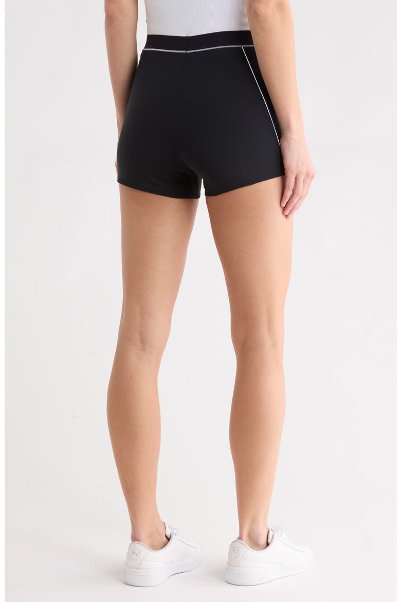 Explore Sport Boyshorts, Alternate, color, BLACK/ WHITE