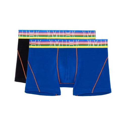 Hom Usa Carl #2 Boxer Briefs 2-pack In Blue