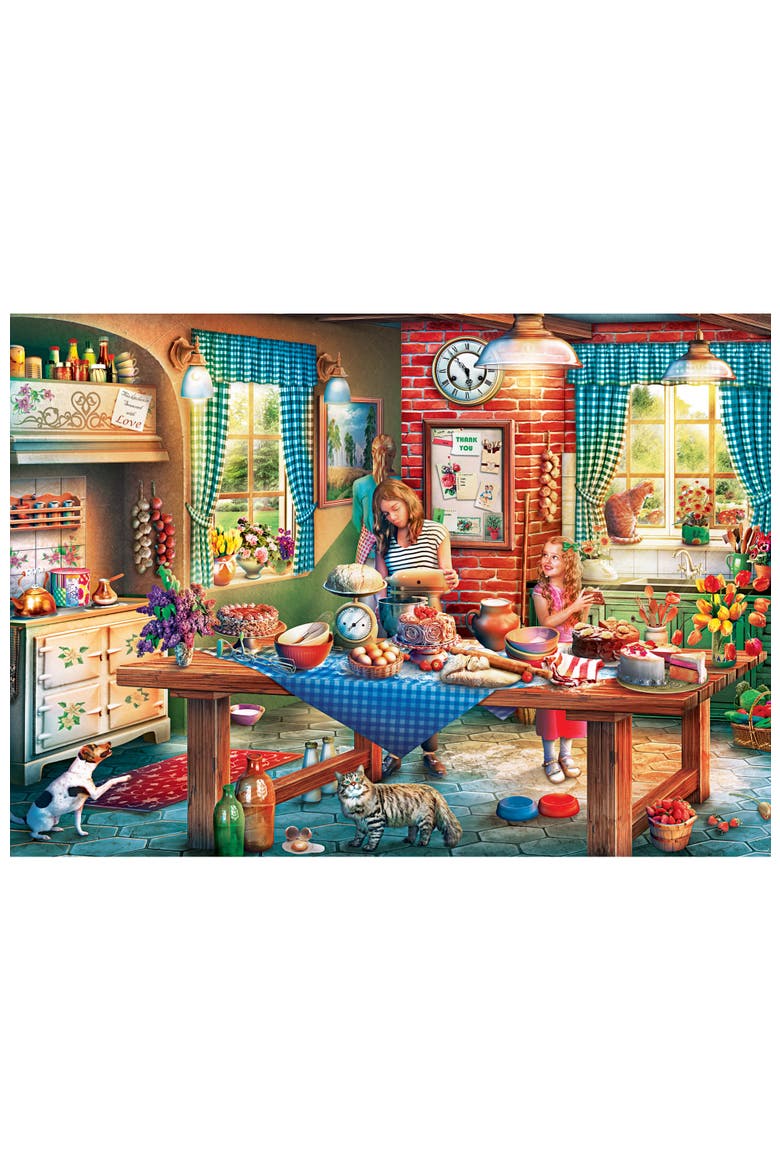 Baking Bread 500 Piece Jigsaw Puzzle, Alternate, color, Multicolor