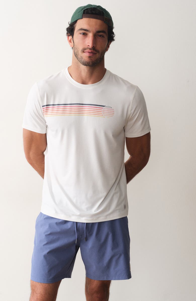 Marine Layer Recycled Sport Graphic T-Shirt, Alternate, color, White