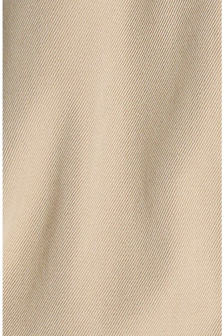 Belted Cotton Windbreaker Jacket, Alternate, color, PALE BEIGE