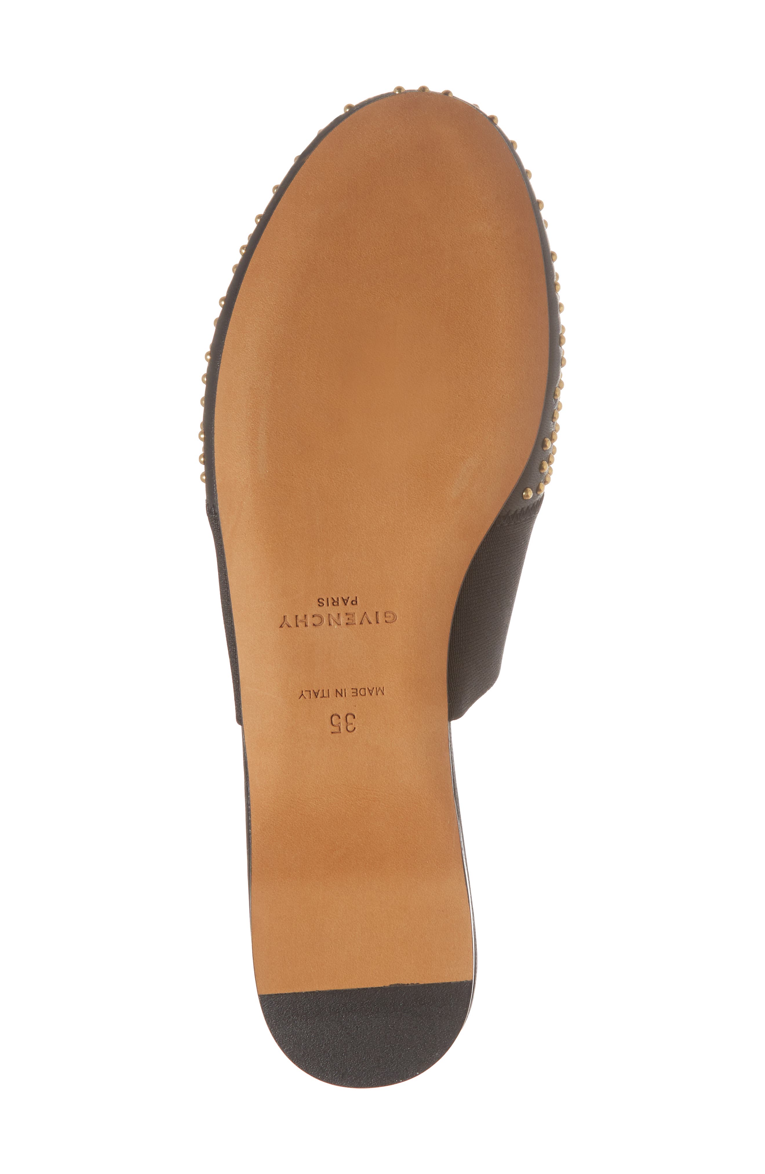 Studded Mule, Alternate, color, BLACK