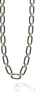 LAGOS Signature Black Caviar Chain Necklace