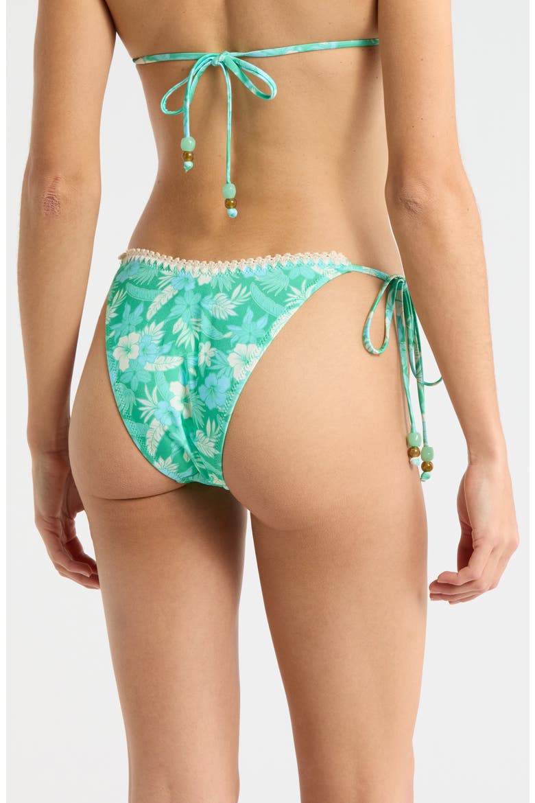 Crochet Dipped Side Tie Bikini Bottoms, Alternate, color, BAREFOOT BREEZE