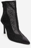 Prologue Shoes Gwena Embellished Transparent Stiletto Boot