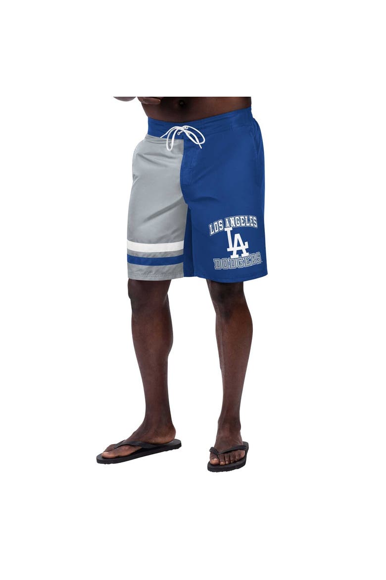 Men's G-III Sports by Carl Banks Navy Los Angeles Dodgers Anchor Swim Trunks, Main, color, Navy