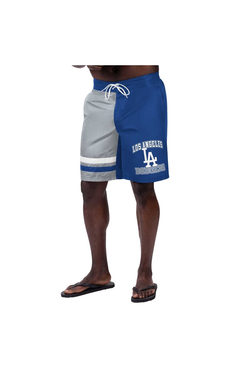 G-III SPORTS BY CARL BANKS Men's G-III Sports by Carl Banks Navy Los Angeles Dodgers Anchor Swim Trunks, Main, color, 