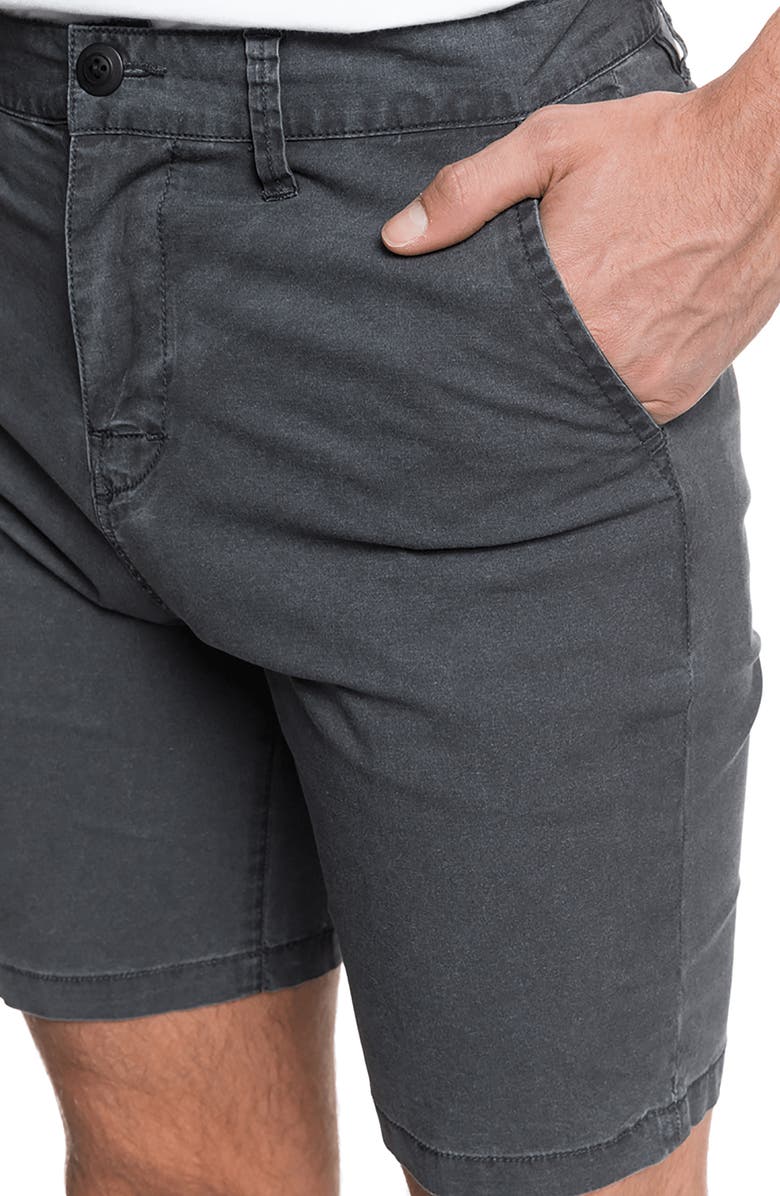Quiksilver Flux Flat Front Chino Shorts, Alternate, color, 