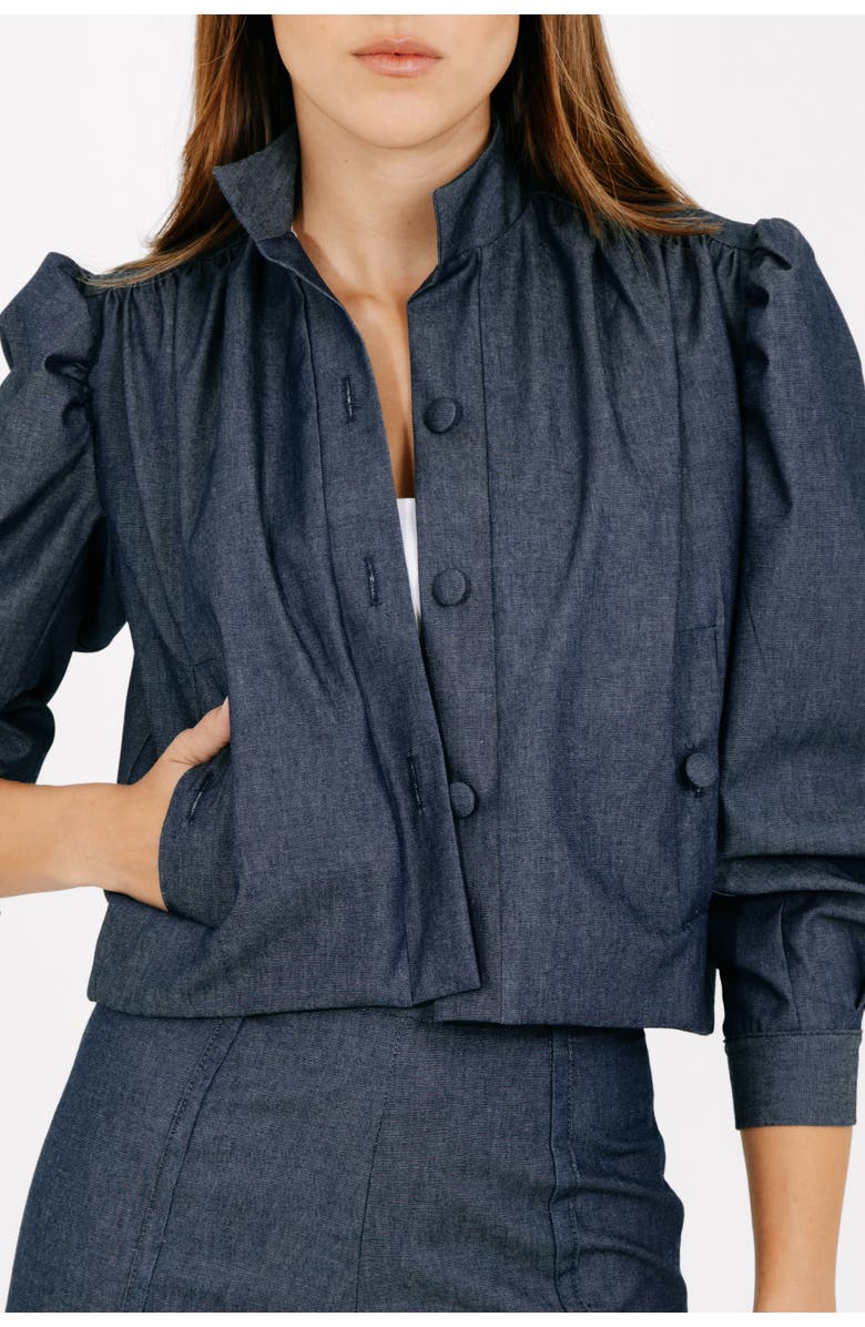 Valentina Gordon Cove Jacket, Alternate, color, Dark Denim