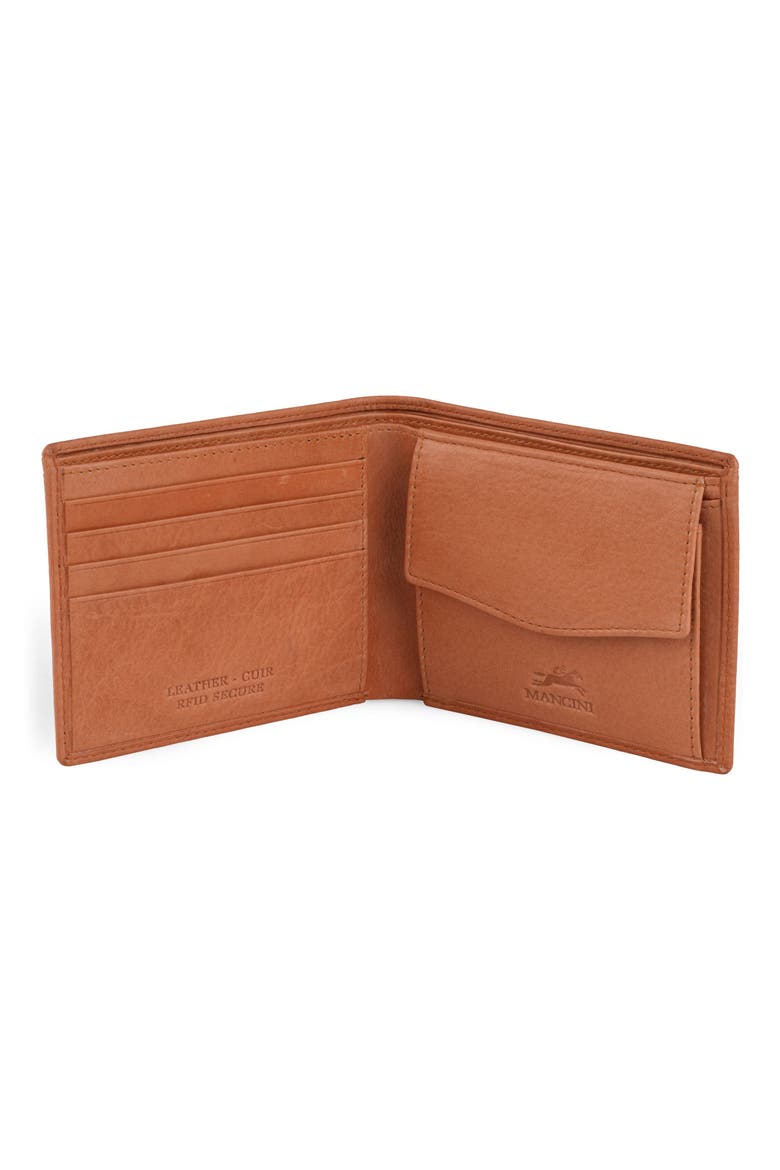RFID Bifold Wallet, Alternate, color, COGNAC