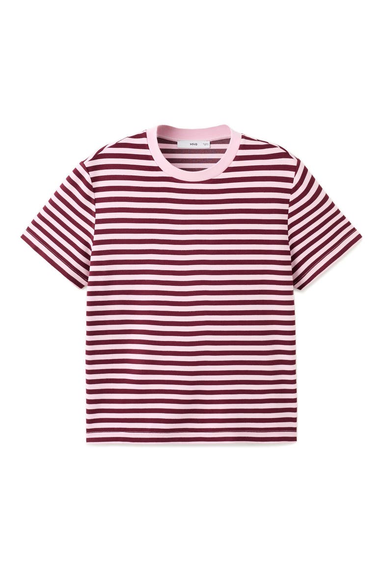 Stripe T-Shirt, Main, color, PASTEL PINK