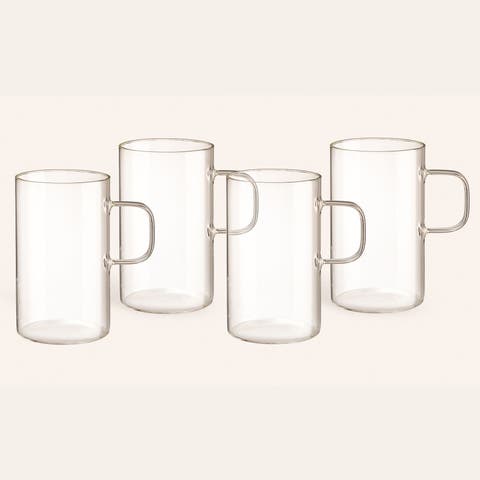 Panyu Set Of 2 Borosilicate Glass Cup 10 Oz. Set Of 2