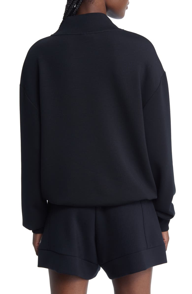 Varley Betsy Funnel Neck Sweatshirt, Alternate, color, Black