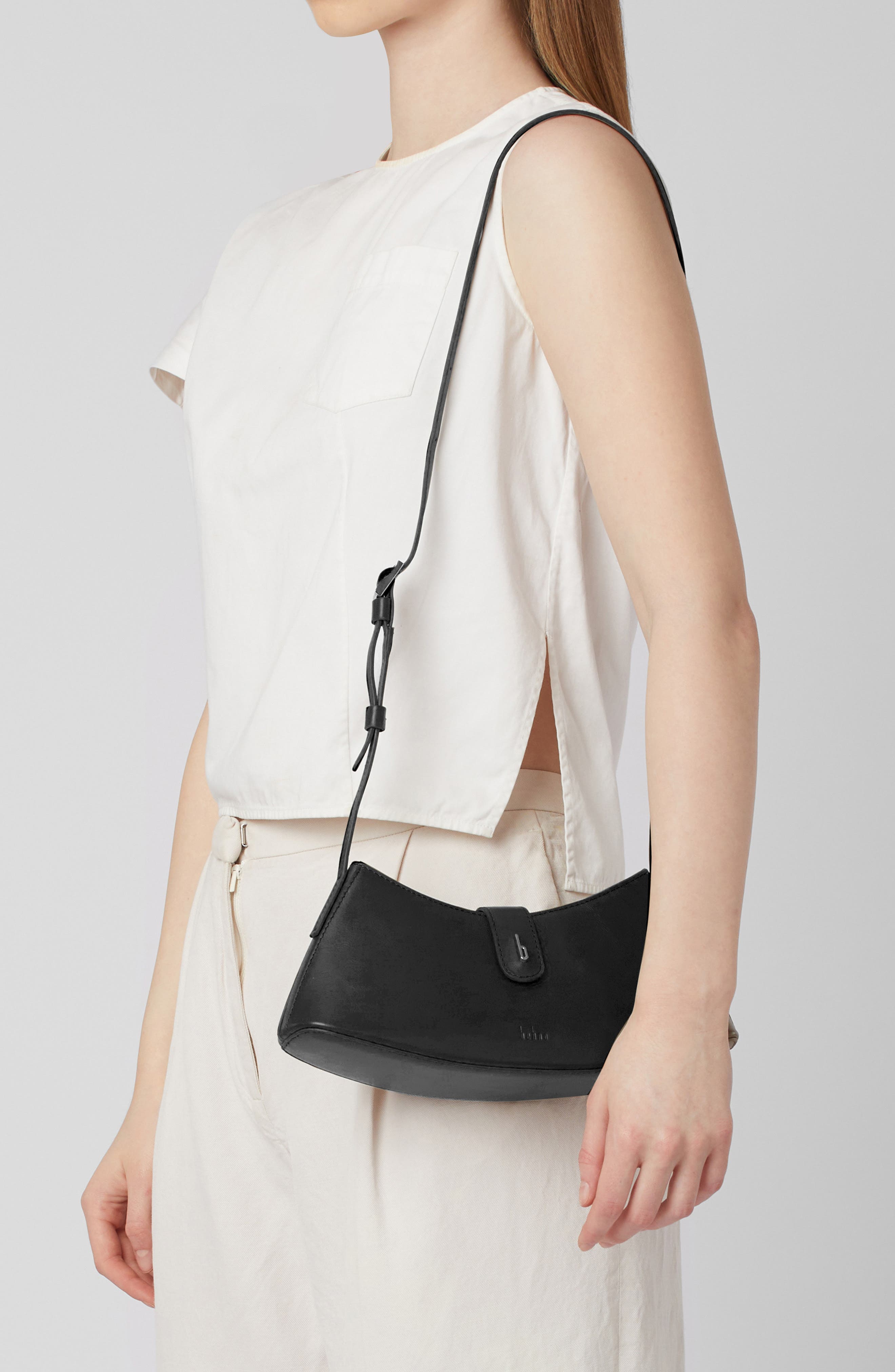 behno Mini Ruth Leather Shoulder Bag, Alternate, color, 