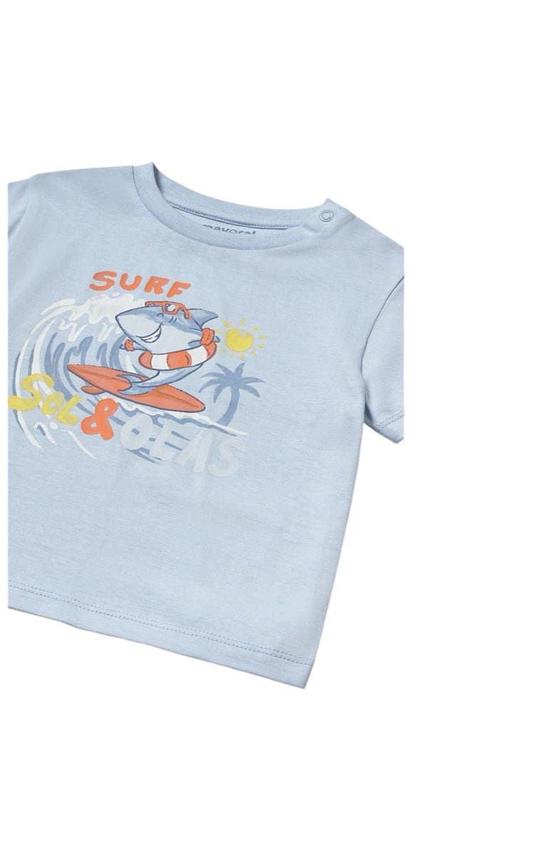Mayoral Surfing Shark T-Shirt, Alternate, color, Blue