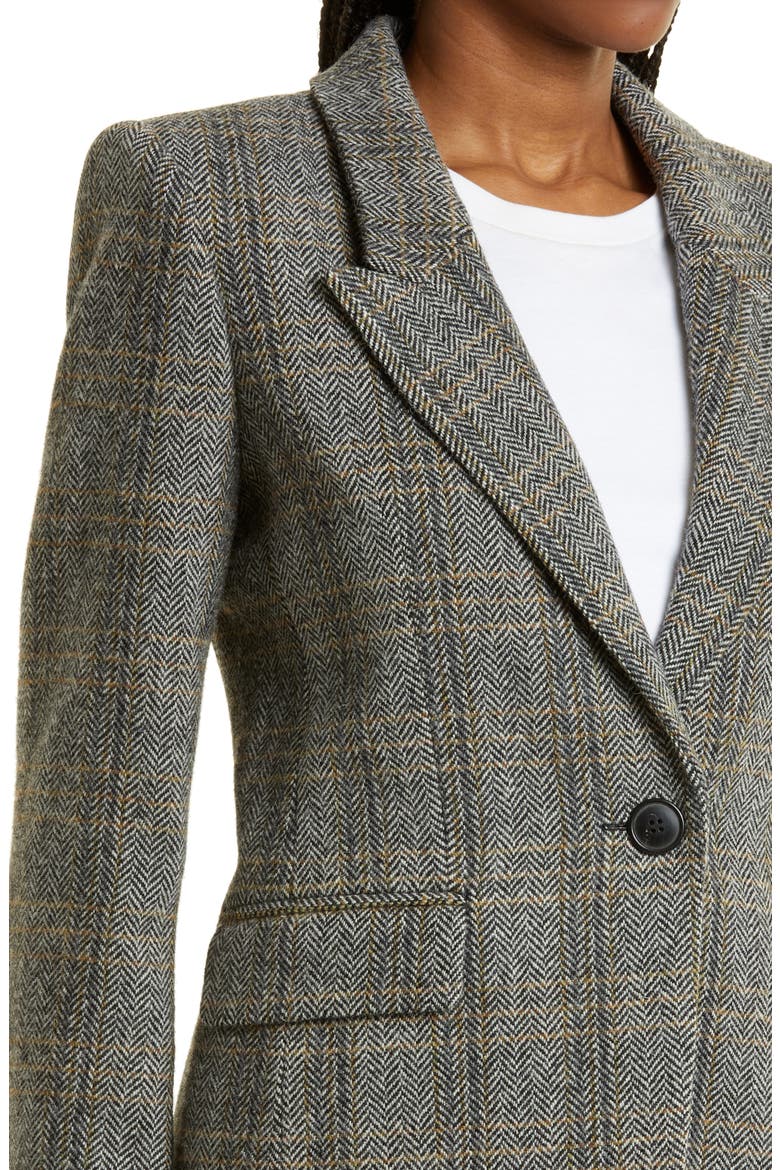 Kerstin Herringbone Wool Jacket, Alternate, color, BEIGE MULTI