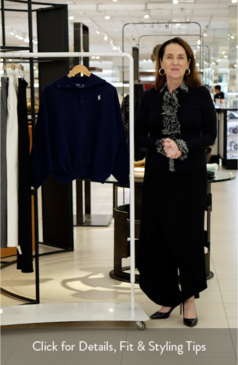 Team USA Embroidered Graphic Snap Placket Sweatshirt, sales video thumbnail