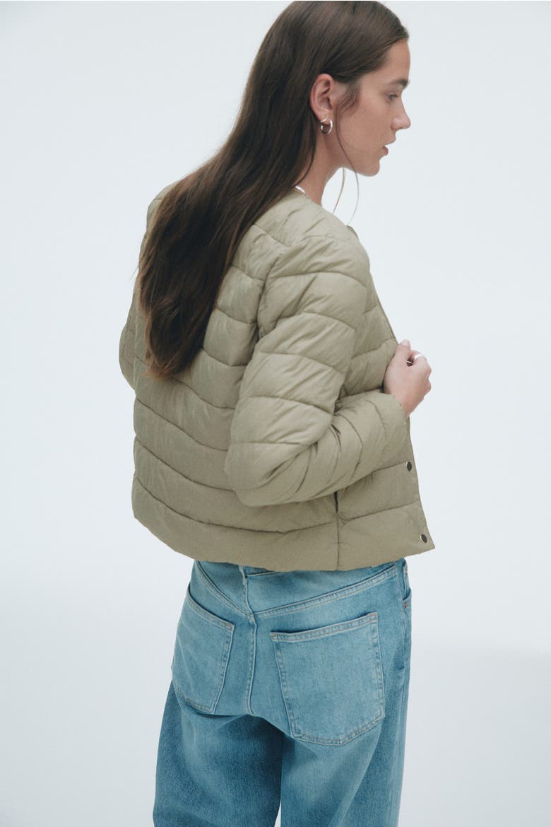 Quilted Jacket, Alternate, color, Khaki green