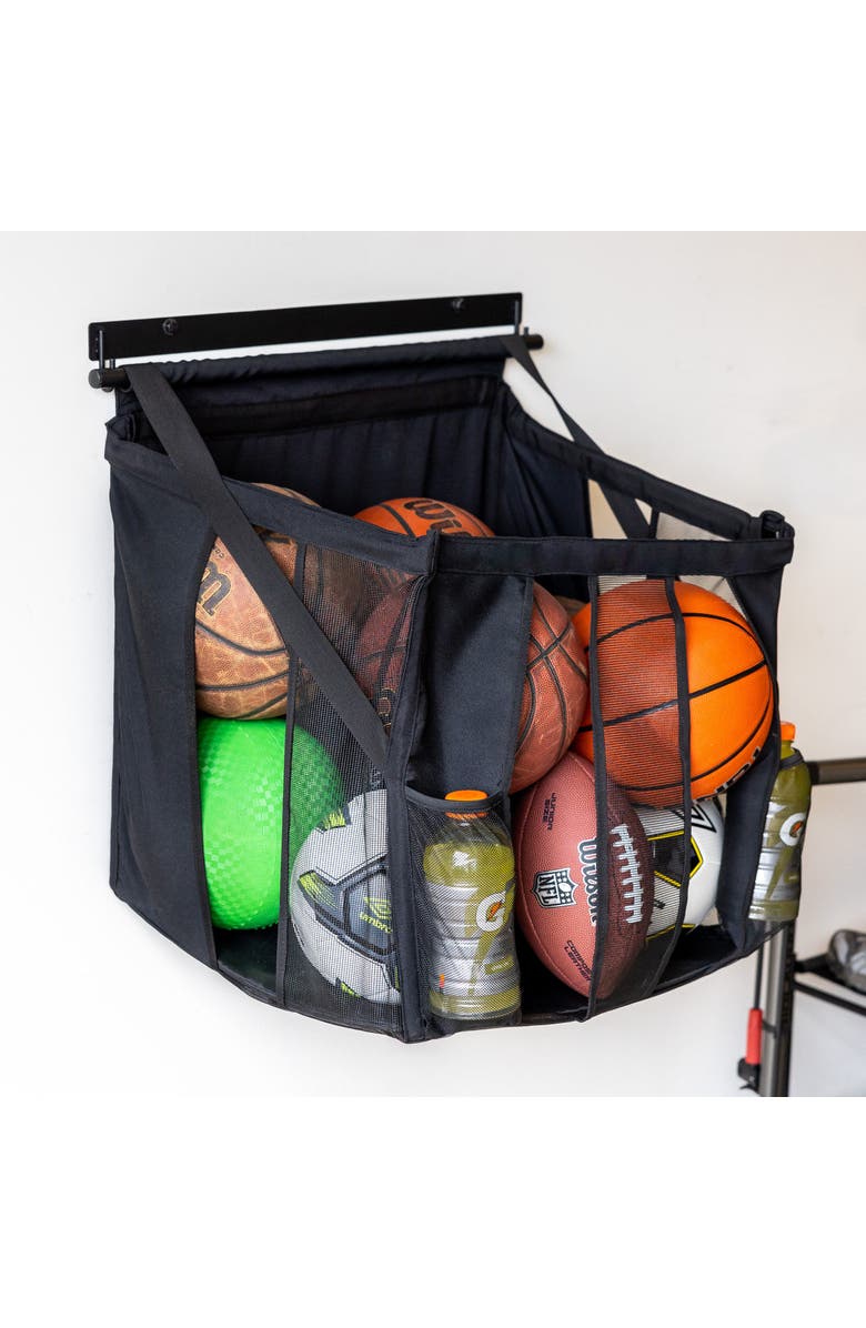 StoreYour Hall of Fame Ball Storage Rack, Main, color, Black