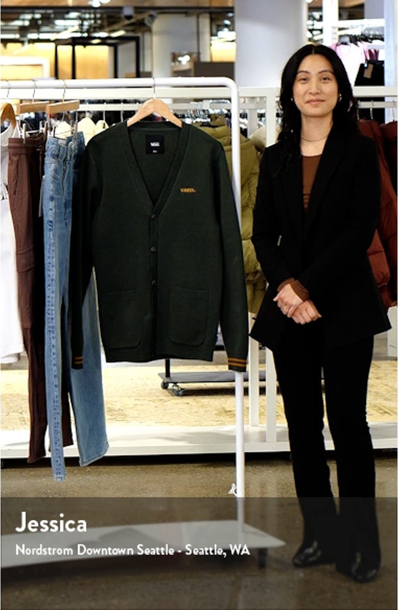 Halecrest Patch Pocket Cotton Cardigan, sales video thumbnail